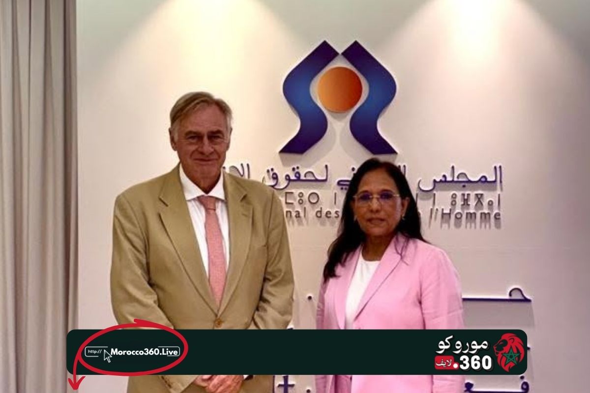 السفير البلجيكي بالمغرب يزور المجلس الوطني لحقوق الإنسان ويبحث فرص التعاون